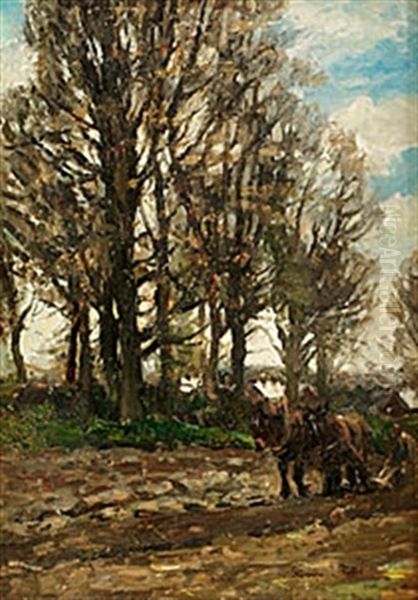 Plojning Oil Painting by Stanhope Alexander Forbes