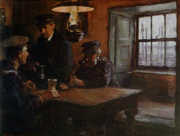 The Inn Oil Painting by Stanhope Alexander Forbes