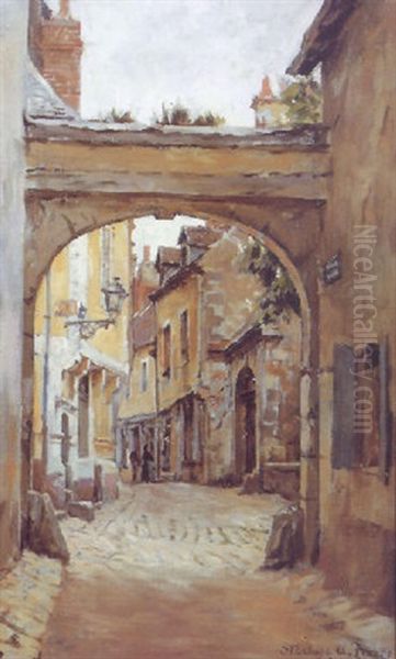 Chateaudun Oil Painting by Stanhope Alexander Forbes