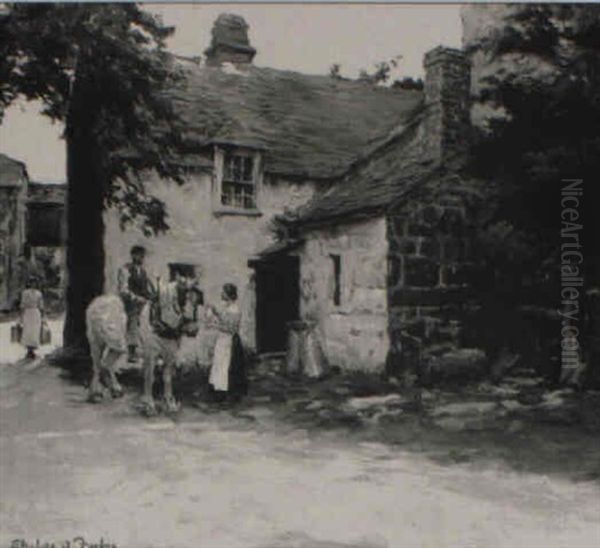 Kerris Vean Oil Painting by Stanhope Alexander Forbes