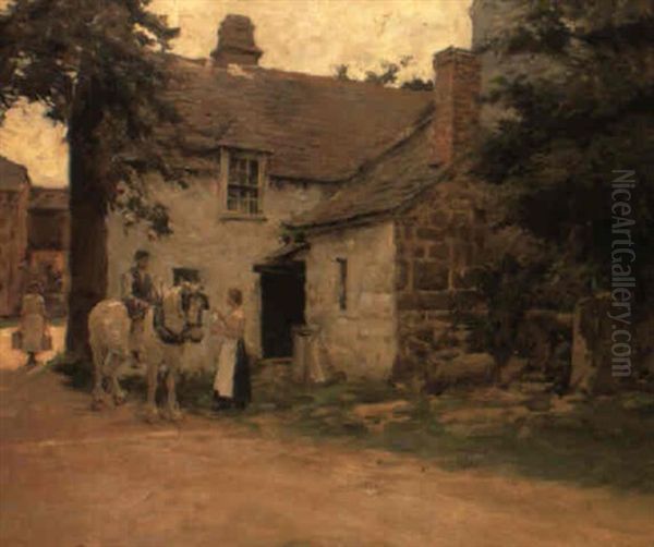 Kerris Vean Oil Painting by Stanhope Alexander Forbes