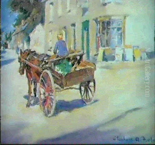 Market Day Oil Painting by Stanhope Alexander Forbes