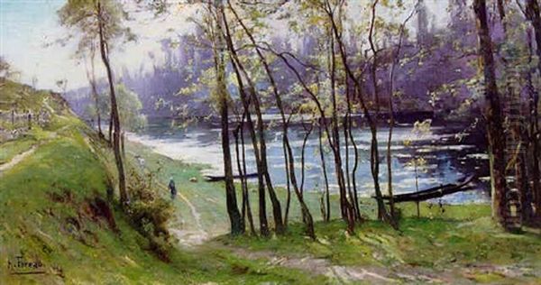 Hors Concours Oil Painting by Henri-Louis Foreau