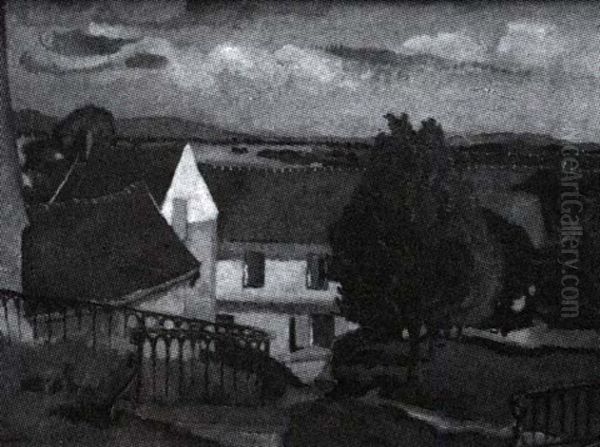 Paysage De Vexin Oil Painting by Rodolphe Fornerod