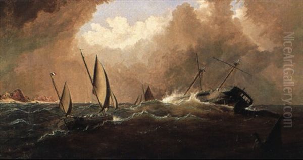 The Rescue Oil Painting by James Haughton Forrest