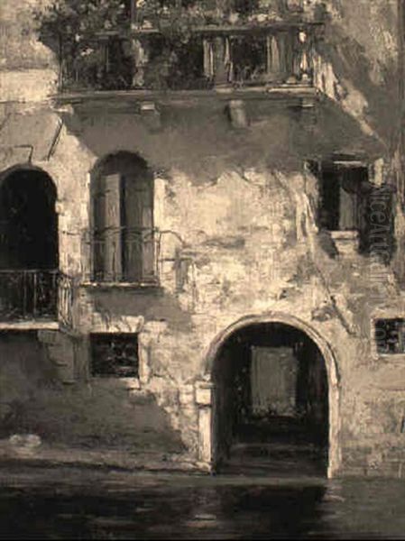 Palazzo Ordei, Venezia Oil Painting by Mariano Fortuny Y Madrazo