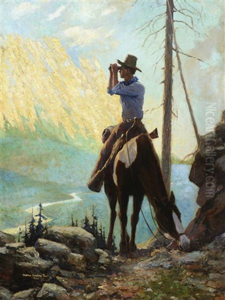 Across The Canyon Oil Painting by William Harnden Foster