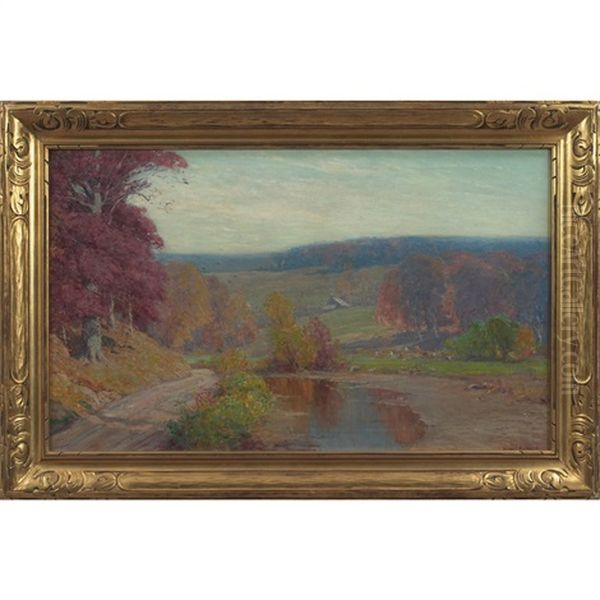 The Spirit Of Autumn Oil Painting by Alexis Fournier