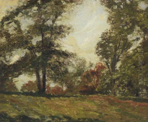 East Aurora Landscape Oil Painting by Alexis Fournier