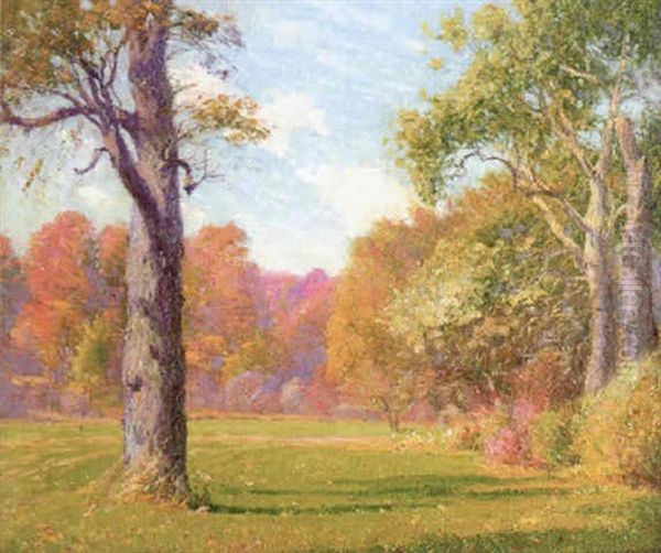 Autumn Time Oil Painting by Alexis Fournier