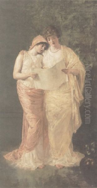 The Duet Oil Painting by Robert Fowler