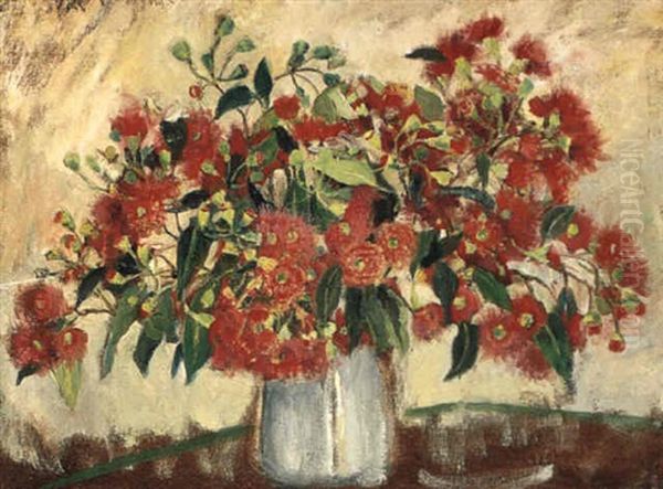 Flowering Gum Oil Painting by Ethel Carrick Fox
