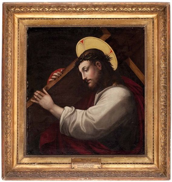 Kreuztragender Christus Oil Painting by Fra Bartolommeo della Porta