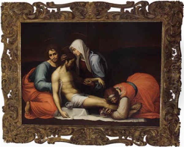 Pieta Oil Painting by Fra Bartolommeo della Porta