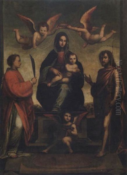 Madonna Del Santuario Oil Painting by Fra Bartolommeo della Porta
