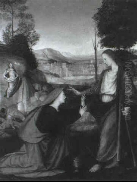 Noli Me Tangere Oil Painting by Fra Bartolommeo della Porta