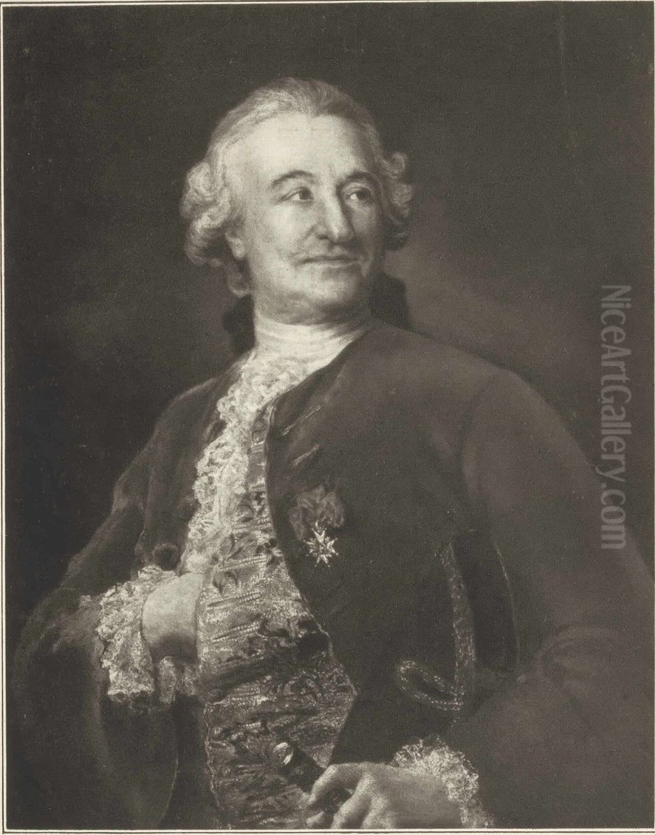 Portrait Of A Gentleman Oil Painting by Jean-Honore Fragonard