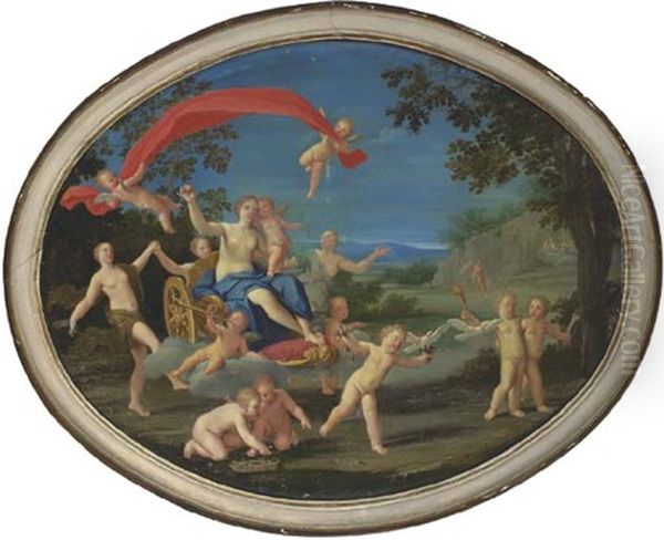 The Triumph Of Venus Oil Painting by Marc Antonio Franceschini