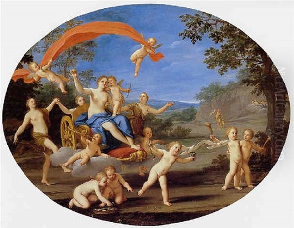 The Triumph Of Venus Oil Painting by Marc Antonio Franceschini