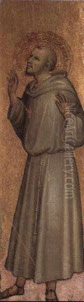 Saint Francis Receiving The Stigmata Oil Painting by Rossello di Jacopo Franchi