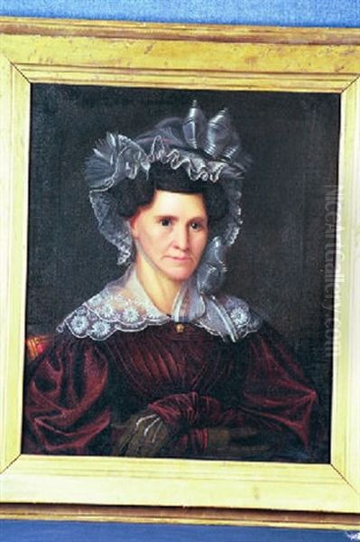 Portrait Of A Woman Oil Painting by John F. Francis