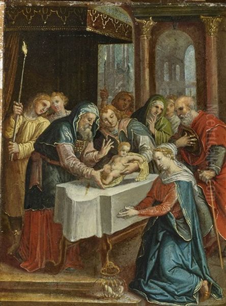 The Presentation Of Christ Oil Painting by Ambrosius Francken