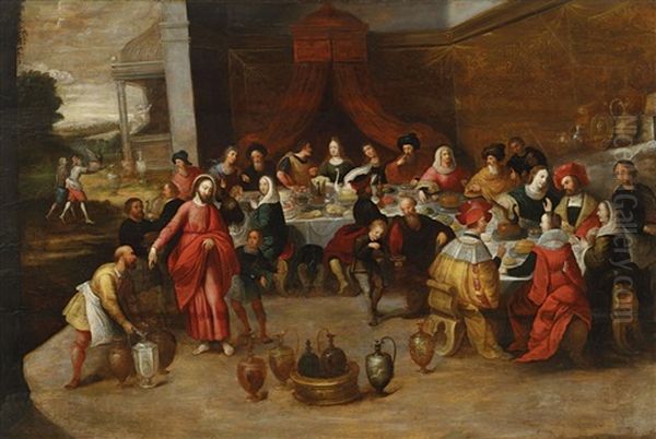 Die Hochzeit Zu Kana Oil Painting by Frans Francken the Elder