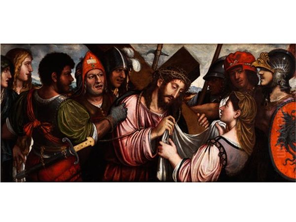 Christus Und Veronika Oil Painting by Niccolo Frangipane