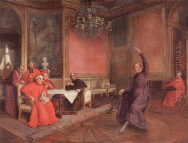 La Danse De L'evenge Oil Painting by Jose Frappa