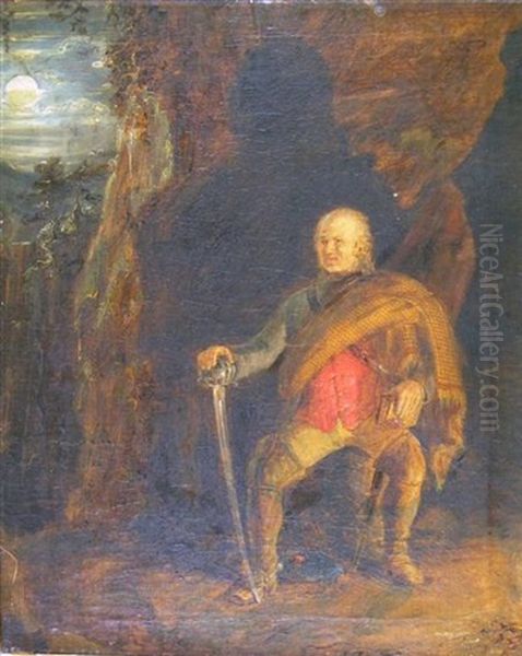 John Burley Of Balfour (from The Tale Of Old Mortality By Walter Scott) Oil Painting by Alexander Fraser the Elder