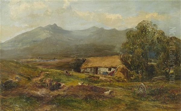 The Seven Sisters, Ben Cruachan Oil Painting by Alexander Fraser the Younger
