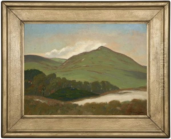 The Green Hill Oil Painting by Douglass Fraser