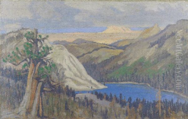 Lake Teneya, High Sierras Oil Painting by Douglass Fraser