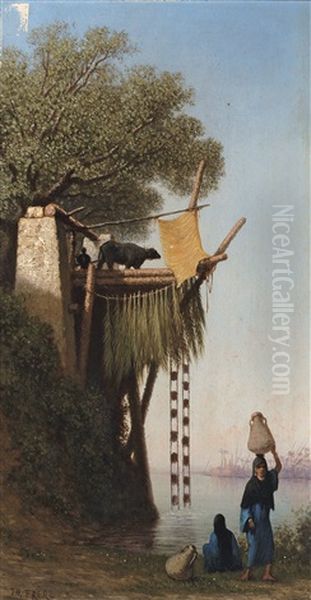 Une Sakie Haute Oil Painting by Charles Theodore Frere