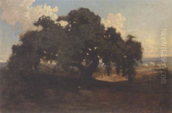 Le Vieux Maronnier Oil Painting by Charles Theodore Frere