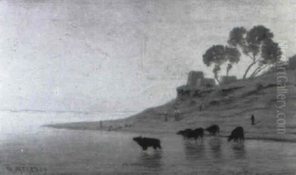 No Title Given Oil Painting by Charles Theodore Frere