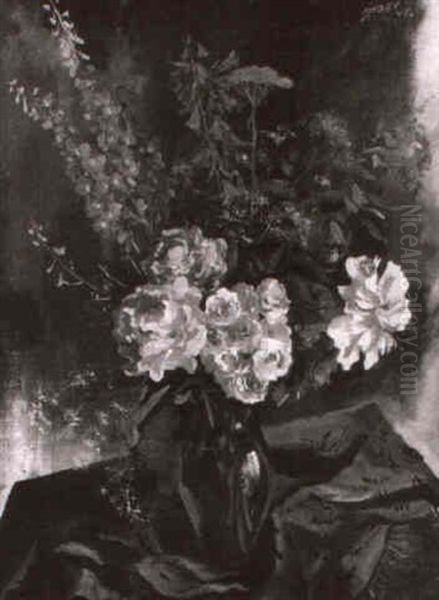 Blumenstrauss Oil Painting by Max Frey