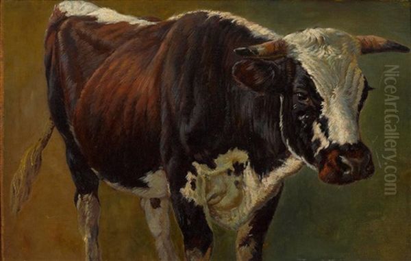 Stier Oil Painting by Wilhelm Frey