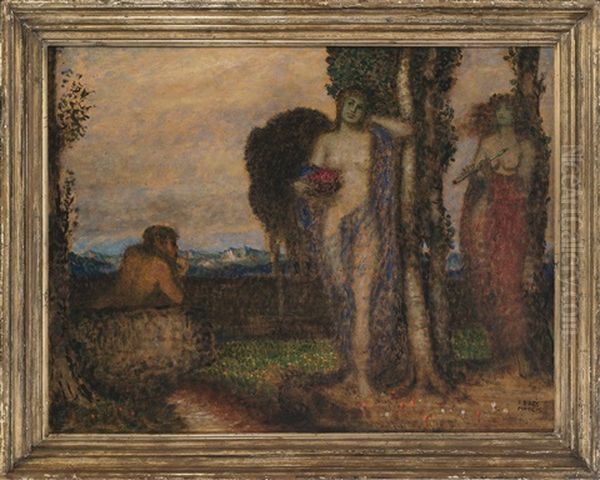 Stilleben Mit Fruchten Oil Painting by Adolf Frey-Moock