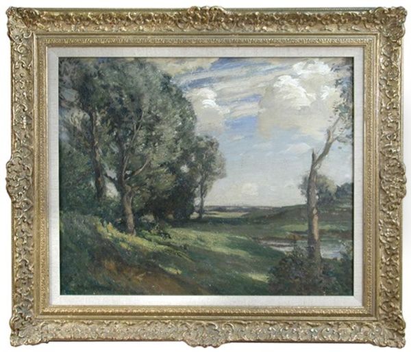 Stoke By Nayland, Suffolk Oil Painting by Arthur A. Friedenson