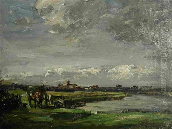Redcliffe, Wareham Oil Painting by Arthur A. Friedenson