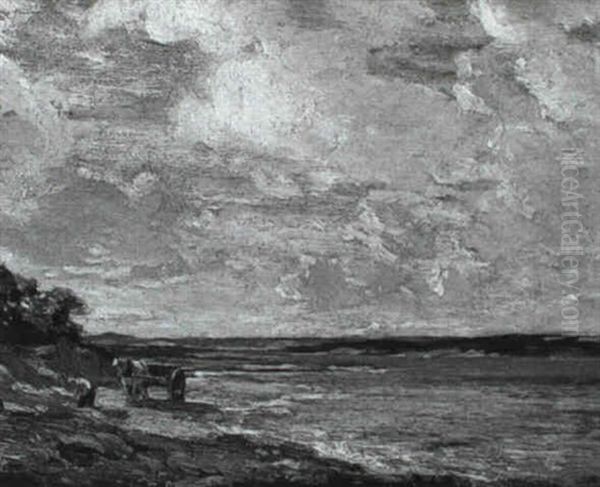 Coastal Scene, Isle Of Purbeck Oil Painting by Arthur A. Friedenson