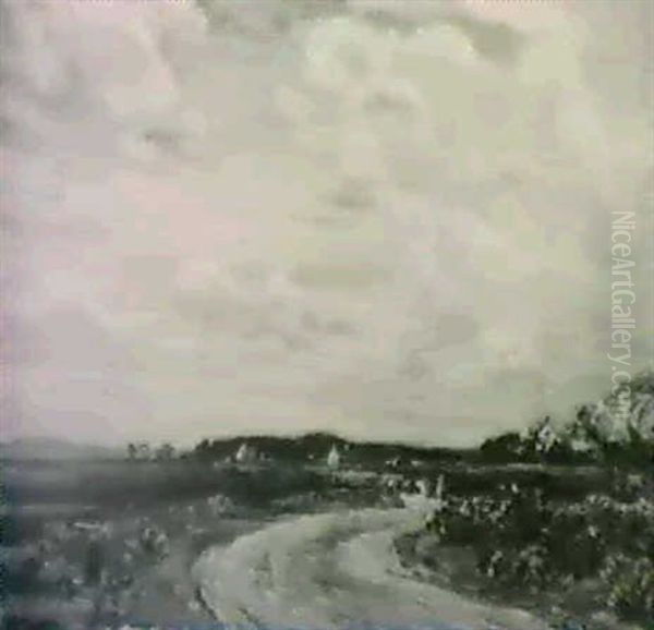 On The Road From... Dorset Oil Painting by Arthur A. Friedenson