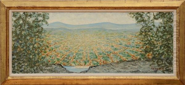 Island Pond, Vermont Oil Painting by Arnold Aaron Friedman