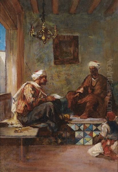 Le Scribe Oil Painting by Eugene Fromentin