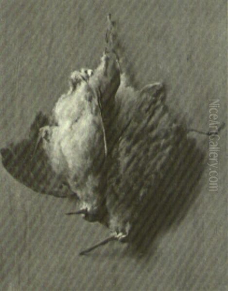 Hanging Woodcocks Oil Painting by Arthur Burdett (Sr.) Frost