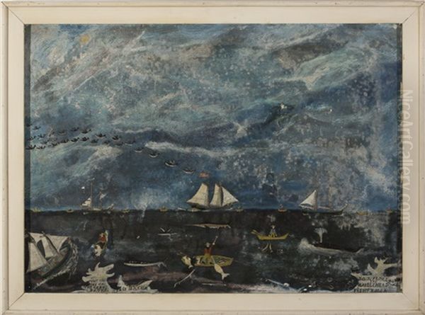 What You Can See On The Grand Banks Oil Painting by John O.J. Frost