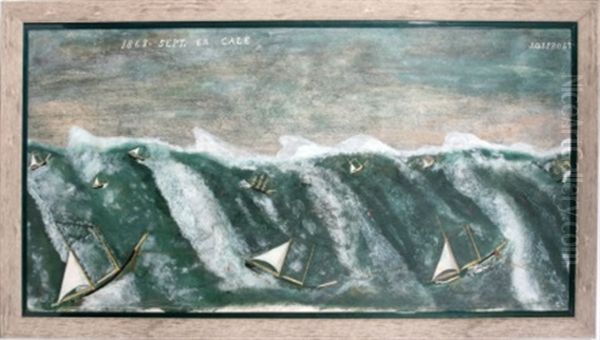 Sept. 6th Gale, Marblehead Oil Painting by John O.J. Frost