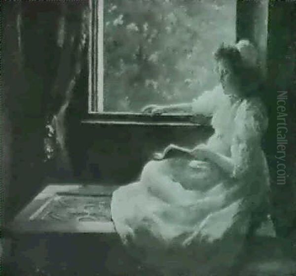 Nude Study Oil Painting by William Edward Frost