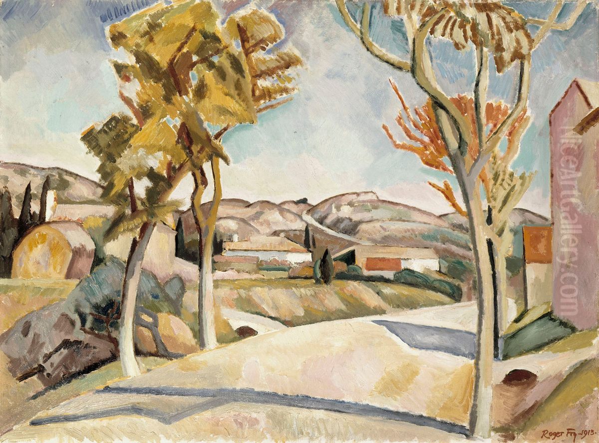 Landscape Oil Painting by Roger Fry